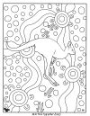 Kangaroo coloring page