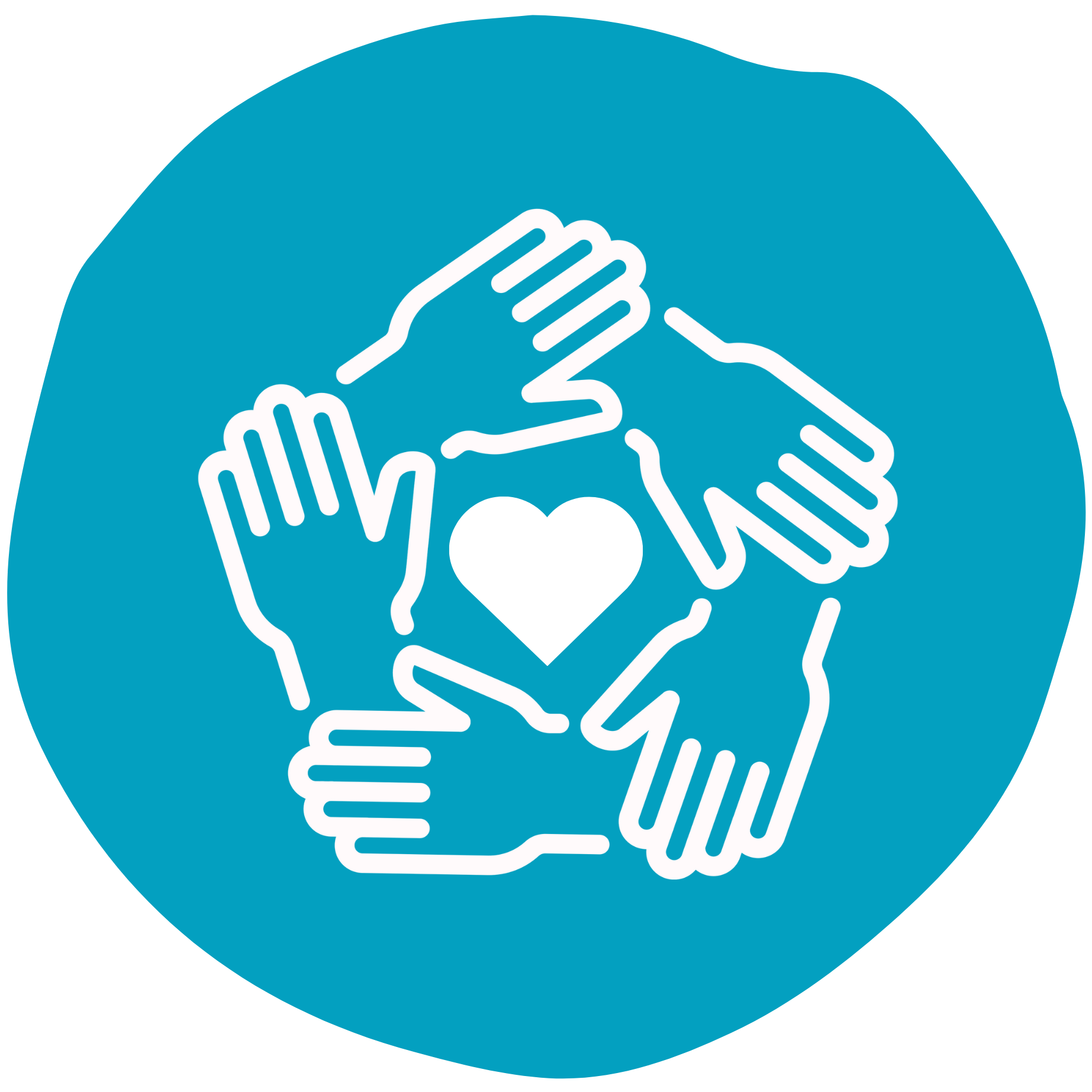 Circular icon with two figures balanced on a seesaw, set against a mustard yellow background. Symbolizes equality and balance.